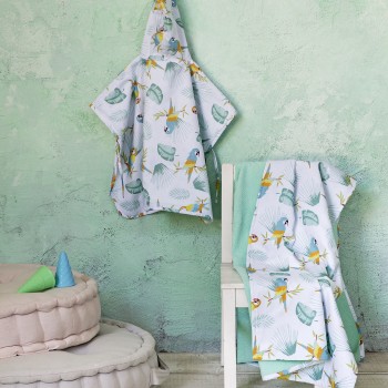 Πετσέτα Θαλάσσης δύο όψεων 70x140 - Macaw