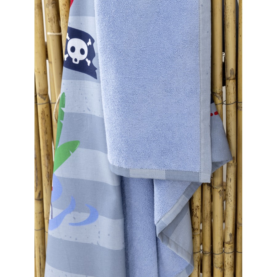 Πετσέτα Θαλάσσης δύο όψεων 70x140 - Pirate