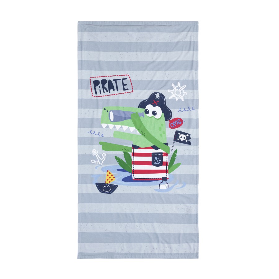 Πετσέτα Θαλάσσης δύο όψεων 70x140 - Pirate