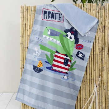 Πετσέτα Θαλάσσης δύο όψεων 70x140 - Pirate
