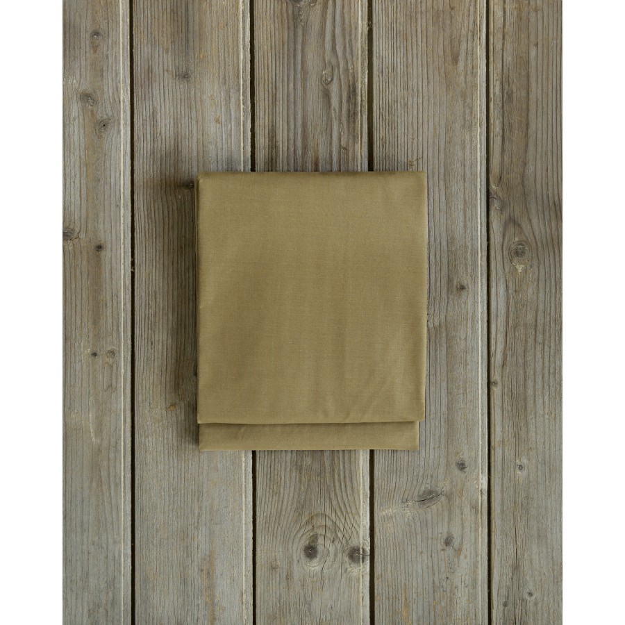 Σεντόνι Ημίδιπλο Unicolors - Gold Brown