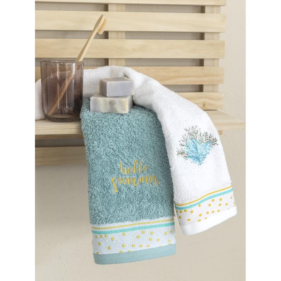 Σετ Πετσέτες (2 x 30x50) - Hello Summer