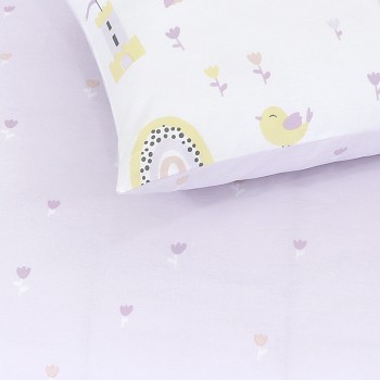 Σετ Σεντόνια Μονά με Λάστιχο - Charlotte