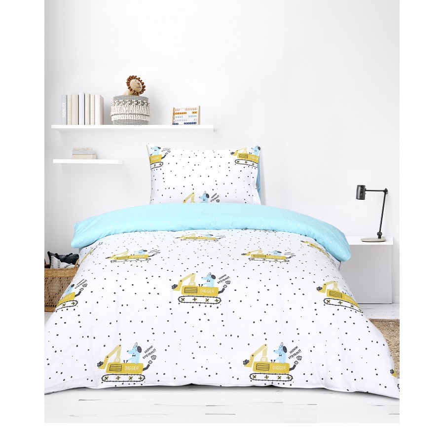 Σετ Σεντόνια Μονά με Λάστιχο - Diggy