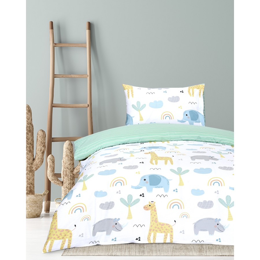 Σετ Σεντόνια Μονά με Λάστιχο - Wildie