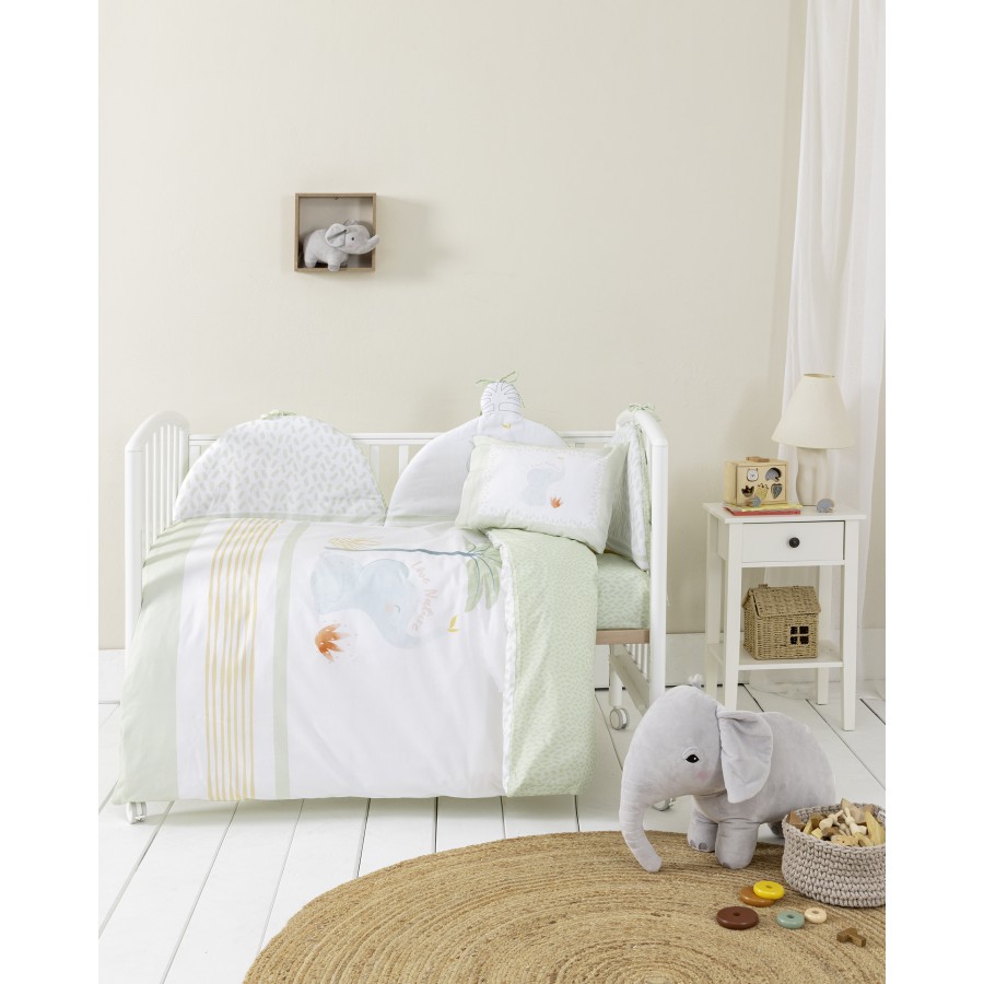 Σετ Σεντόνια Κούνιας με Λάστιχο - Nature's Kiss