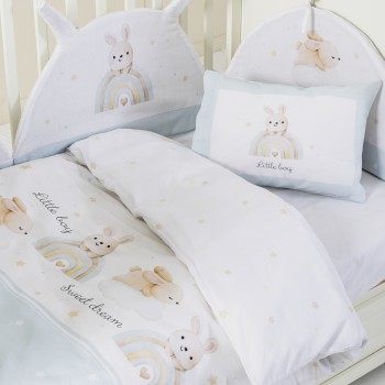 Σετ Σεντόνια Κούνιας με Λάστιχο - Petit Bebe