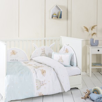 Σετ Σεντόνια Κούνιας με Λάστιχο - Petit Bebe