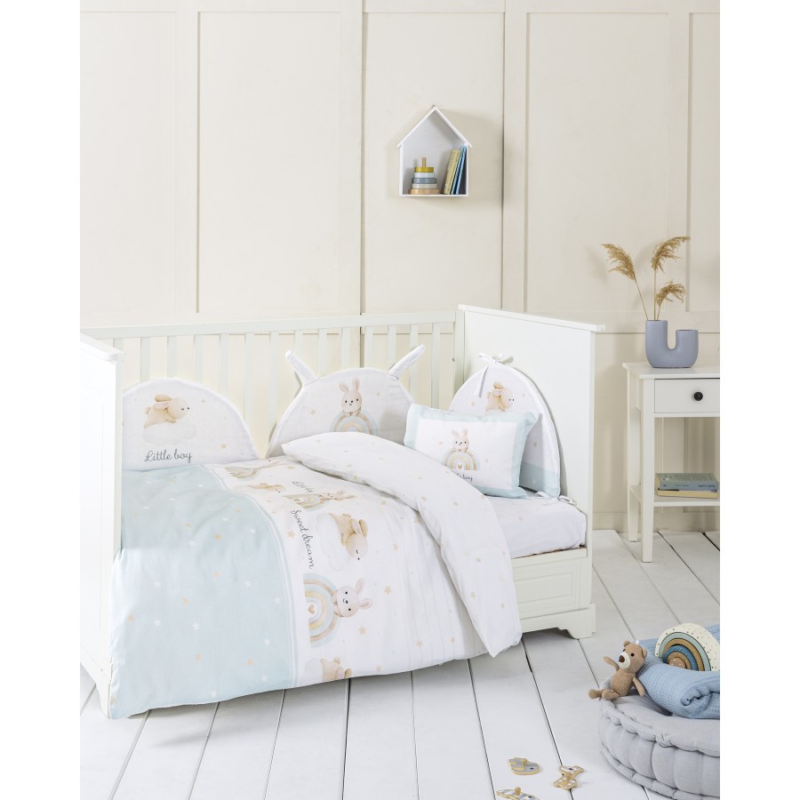 Σετ Σεντόνια Κούνιας με Λάστιχο - Petit Bebe