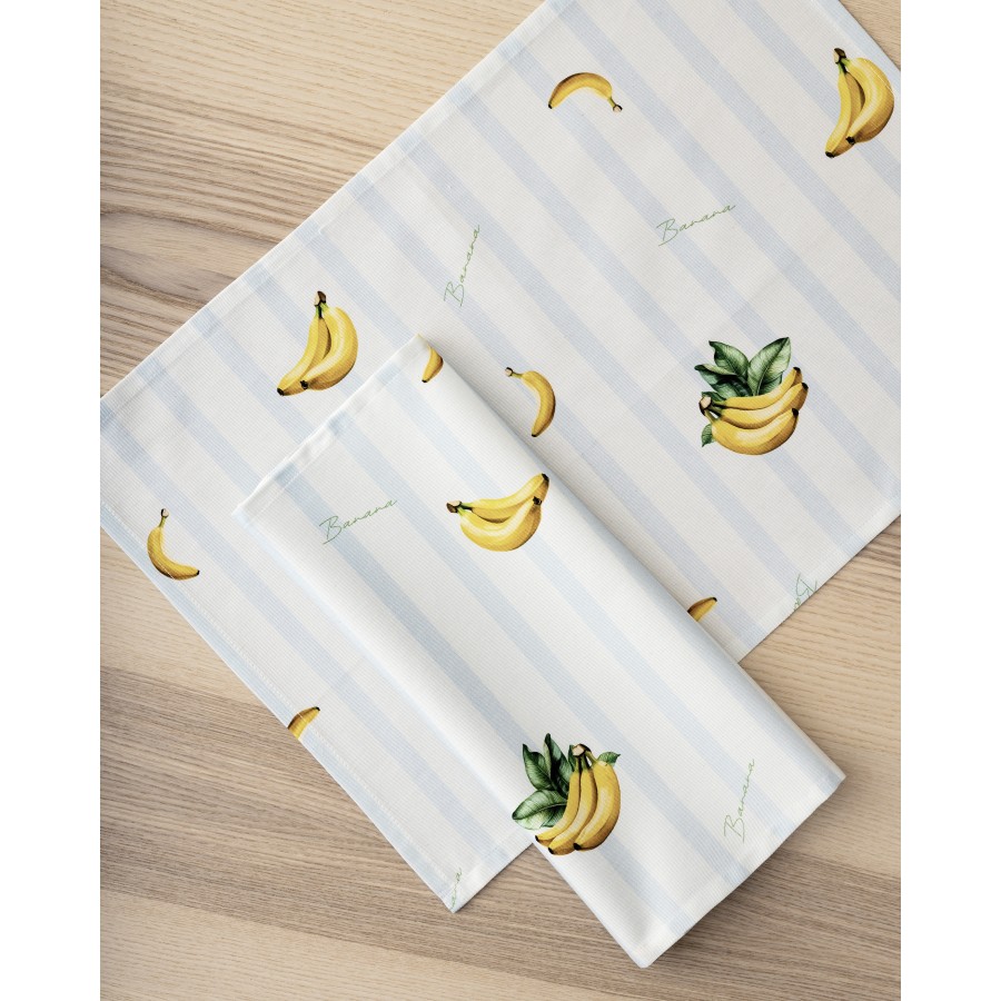 Σετ Σουπλά 2 x 35x50  - Banana