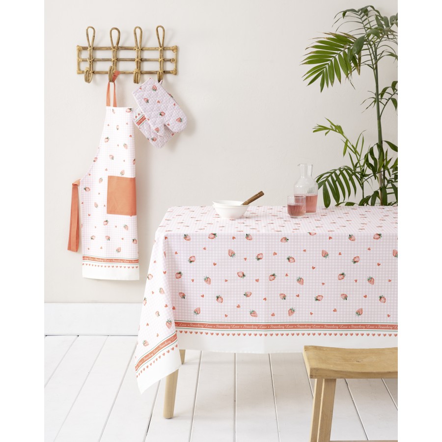 Σετ Κουζίνας (Γάντι + Πιάστρα) - Strawberry Love