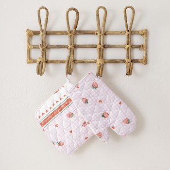 Σετ Κουζίνας (Γάντι + Πιάστρα) - Strawberry Love