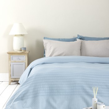 Κουβέρτα Υπέρδιπλη 220x240 - Dune Denim Blue