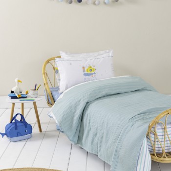 Κουβέρτα Μονή 160x240 - Dune Blue