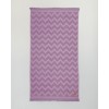 Πετσέτα Θαλάσσης 90x160 - Vida Purple Jacquard
