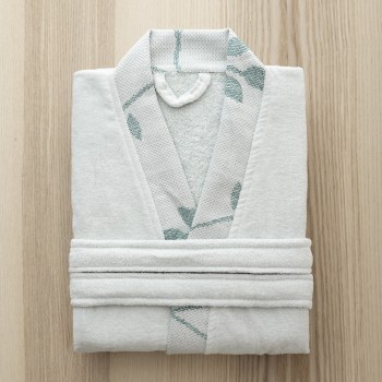 Μπουρνούζι Κιμονό με 3/4 Μανίκι Abrazo - Extra Large - Aqua Mint