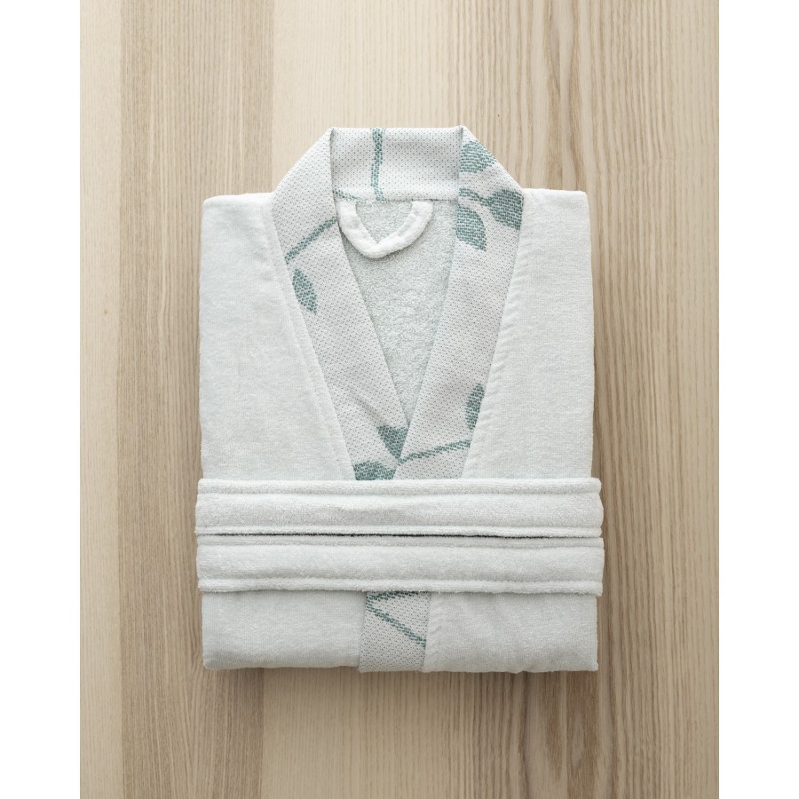 Μπουρνούζι Κιμονό με 3/4 Μανίκι Abrazo - Extra Large - Aqua Mint