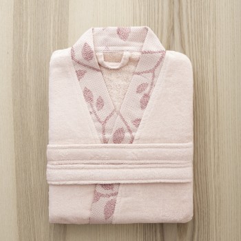 Μπουρνούζι Κιμονό με 3/4 Μανίκι Abrazo - Extra Large - Nude