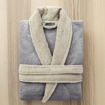 Μπουρνούζι Ease - Extra/Extra Large - Gray / Sand Beige