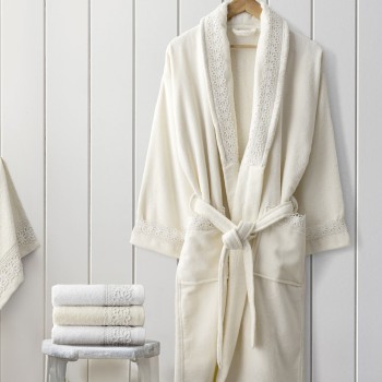 Μπουρνούζι Seren - Small - Ivory