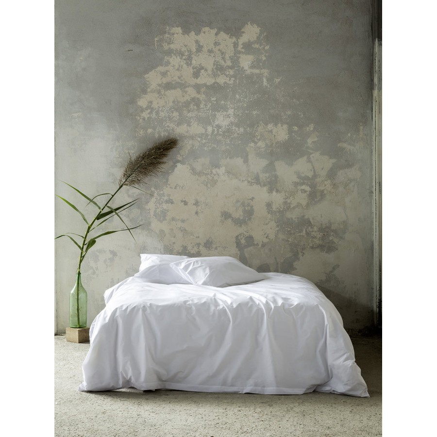 Nima Hotelling Σεντόνι 160x260 - 144 Κλωστές - 50% Βαμβάκι / 50% Πολυέστερ Λευκό   160x260