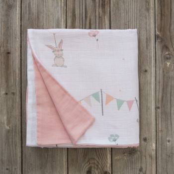 Κουβέρτα Κούνιας 100x140 - Bunny Love