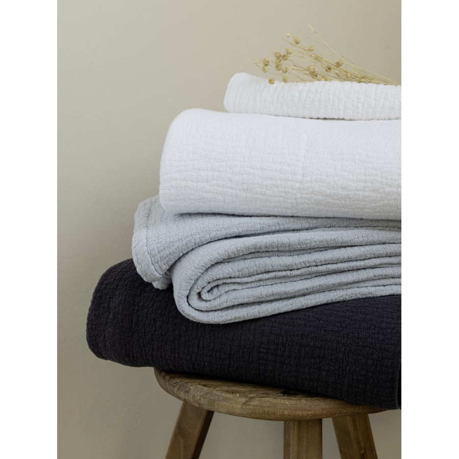 Κουβέρτα 230x250 - Allegra Light Gray