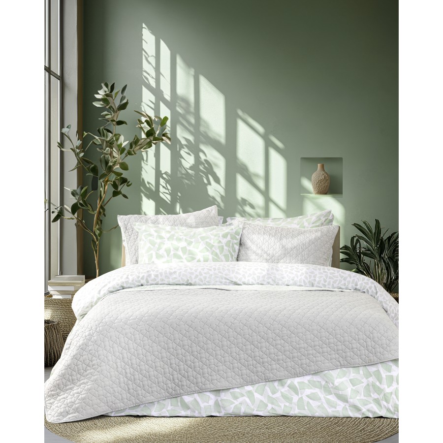 Κουβερλί Γίγας 240x260 - Arden Gray / Mint