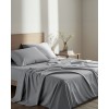 Σεντόνι Διπλό με Λάστιχο Unicolors - Medium Gray