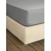 Σεντόνι Υπέρδιπλο με Λάστιχο Unicolors - Medium Gray