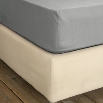 Σεντόνι Γίγας με Λάστιχο Unicolors - Medium Gray