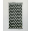 Πετσέτα Θαλάσσης 90x160 - Vida Dark Gray Jacquard