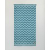 Πετσέτα Θαλάσσης 90x160 - Vida Petrol Jacquard