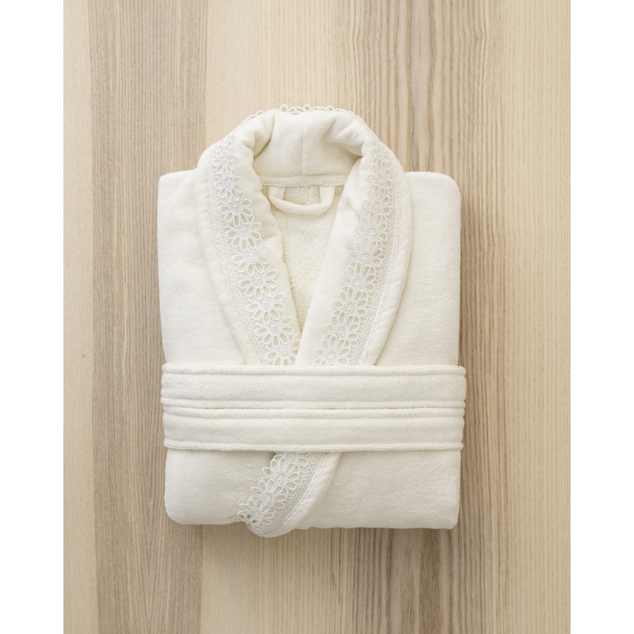 Μπουρνούζι Seren - Medium - Ivory