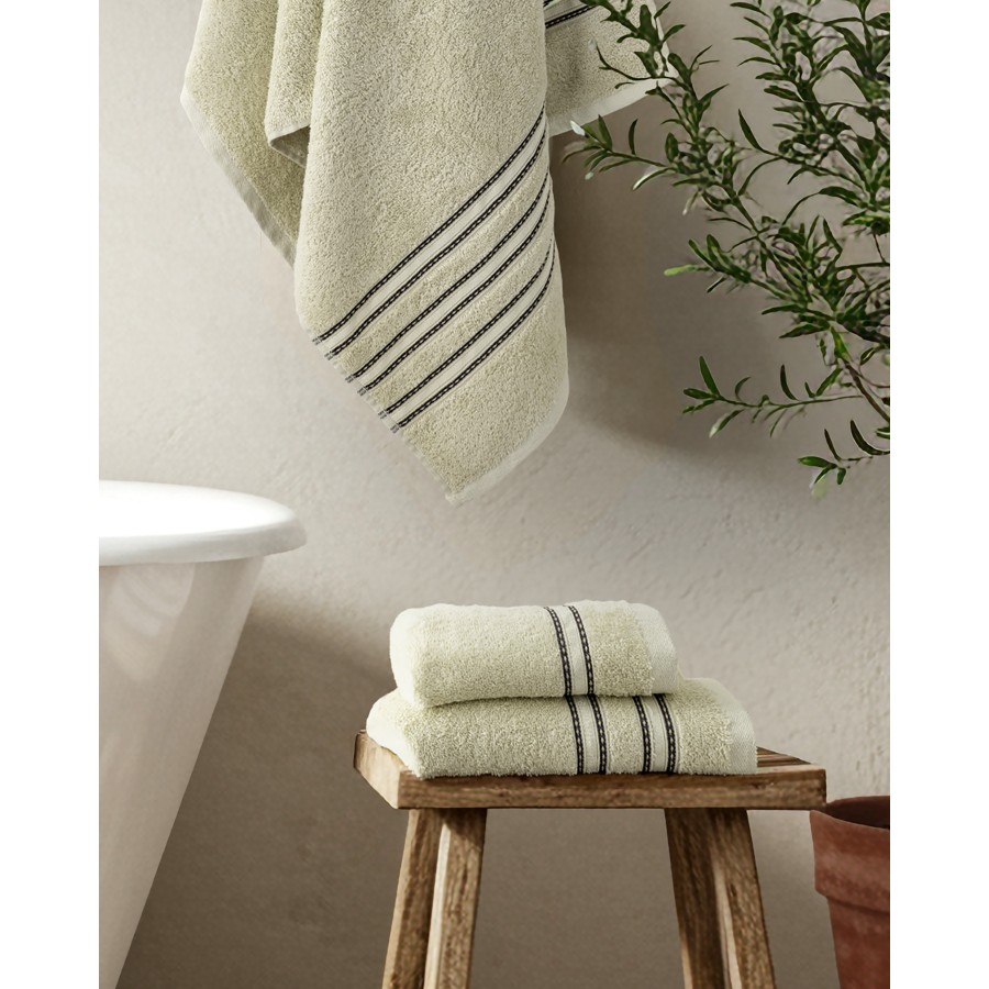 Σετ Πετσέτες (30x50 + 50x90 + 70x140) - Lorena Light Green