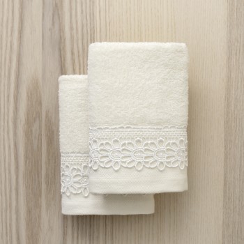 Σετ Πετσέτες (2 x 30x50) - Amara Ivory