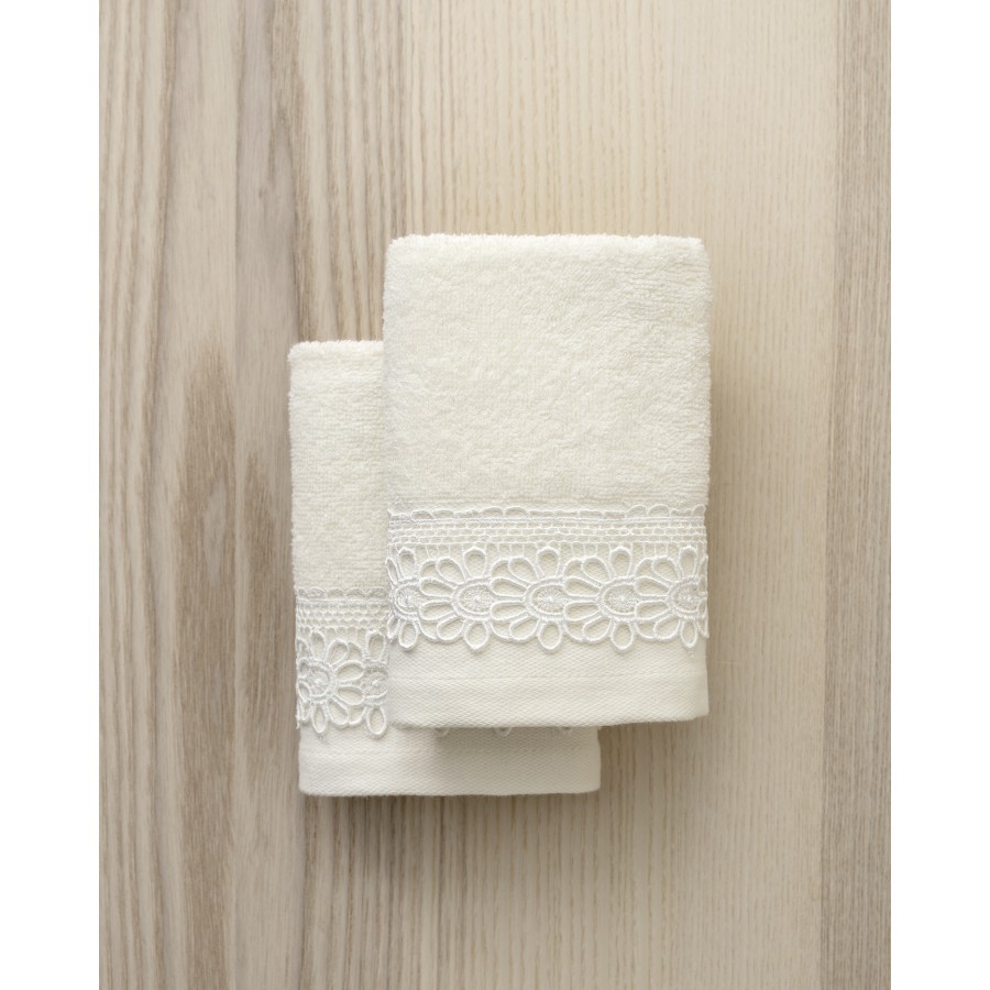 Σετ Πετσέτες (2 x 30x50) - Amara Ivory
