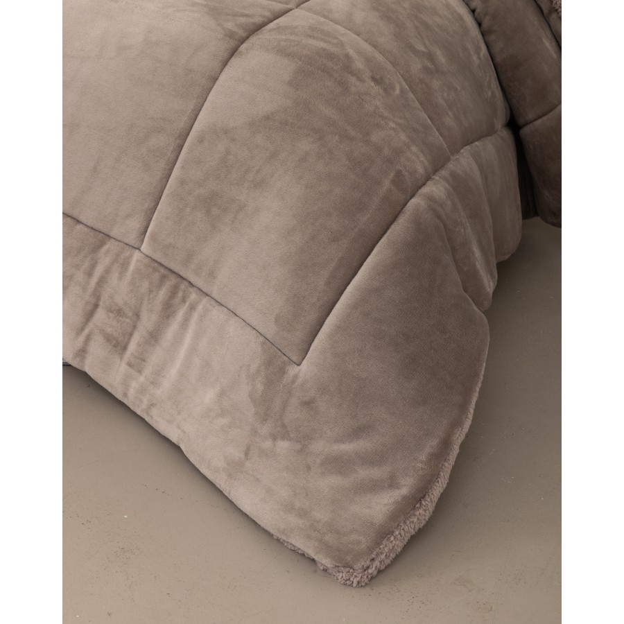 Κουβέρτα/Πάπλωμα Μονό 160x220 - Cira Cigar Beige