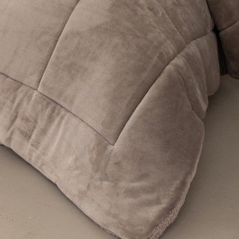Κουβέρτα/Πάπλωμα Υπέρδιπλο 220x240 - Cira Cigar Beige