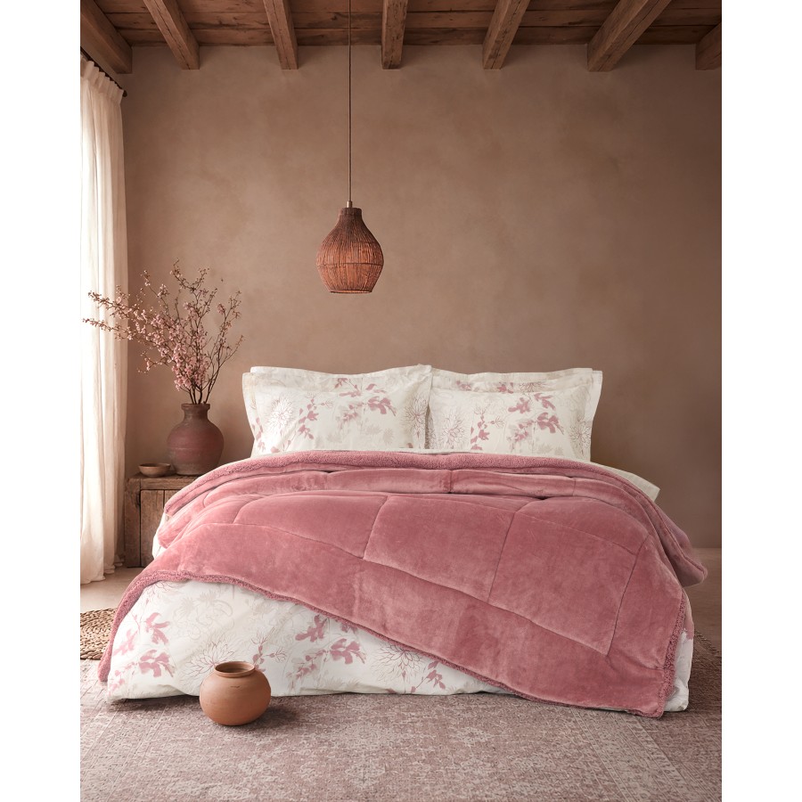 Κουβέρτα/Πάπλωμα Μονό 160x220 - Cira Apple Pink