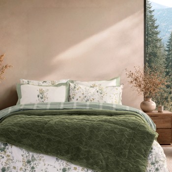 Κουβέρτα/Πάπλωμα Μονό 160x240 - Snug Dark Green