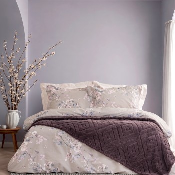 Κουβέρτα Υπέρδιπλη 220x240 - Oryn Marron