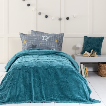 Κουβέρτα Μονή 160x220 - Starrin Blue