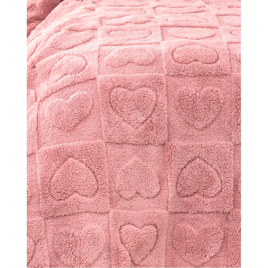 Κουβέρτα Μονή 160x220 - Amoria Pink