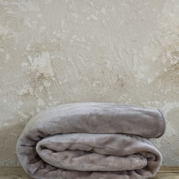 Κουβέρτα Βελουτέ Ημίδιπλη 180x220 Coperta - Cigar Beige