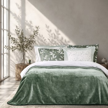 Κουβέρτα Βελουτέ Γίγας 240x260 Coperta - Forest Green