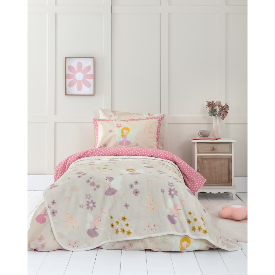 Κουβέρτα Βελουτέ Μονή 160x220 - Fairielle