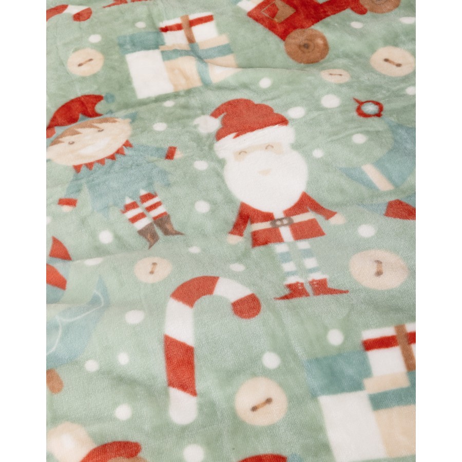 Κουβέρτα Βελουτέ Ημίδιπλη 180x220 - Santa Snug