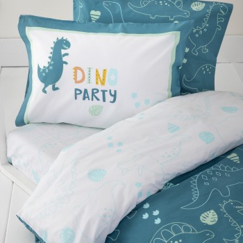 Σετ Παπλωματοθήκη Μονή - Dino Party