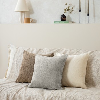 Διακοσμητική Μαξιλαροθήκη 45x45 - Noa Taupe